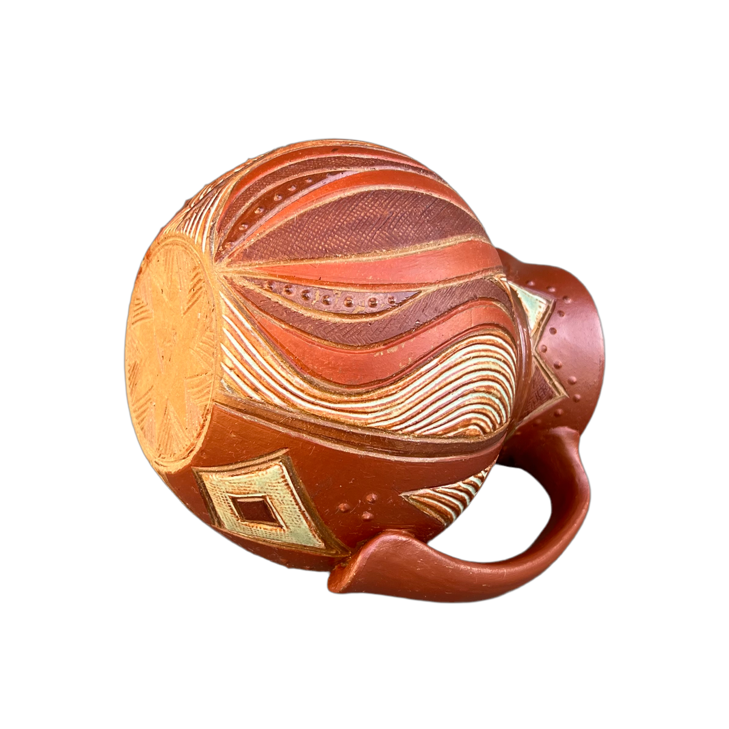 Roselle-Krug in Erdtönen