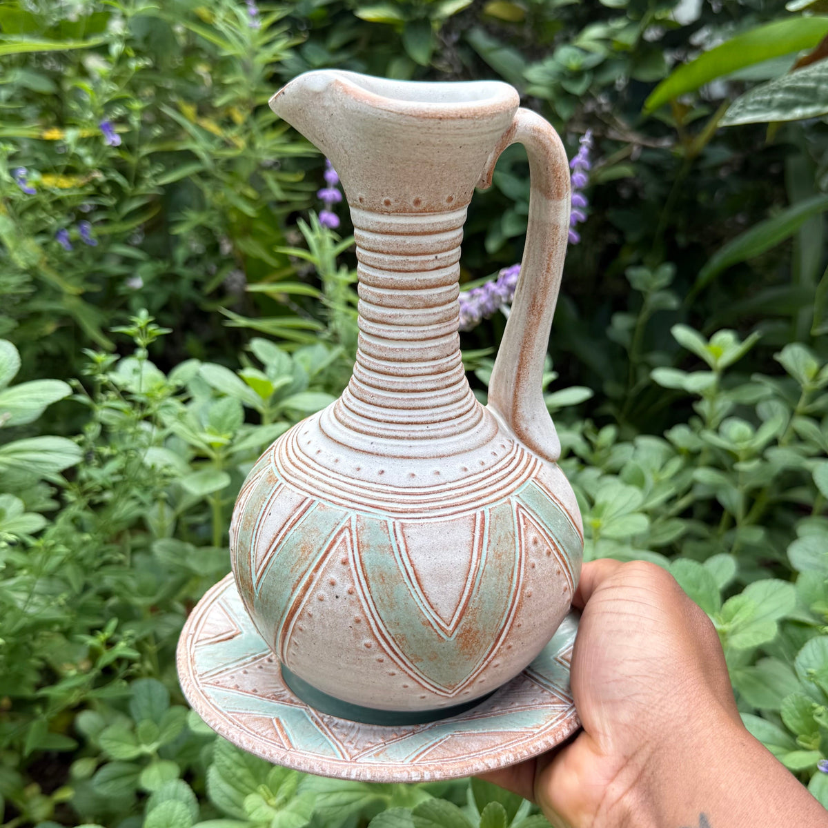 Ewer & Plate