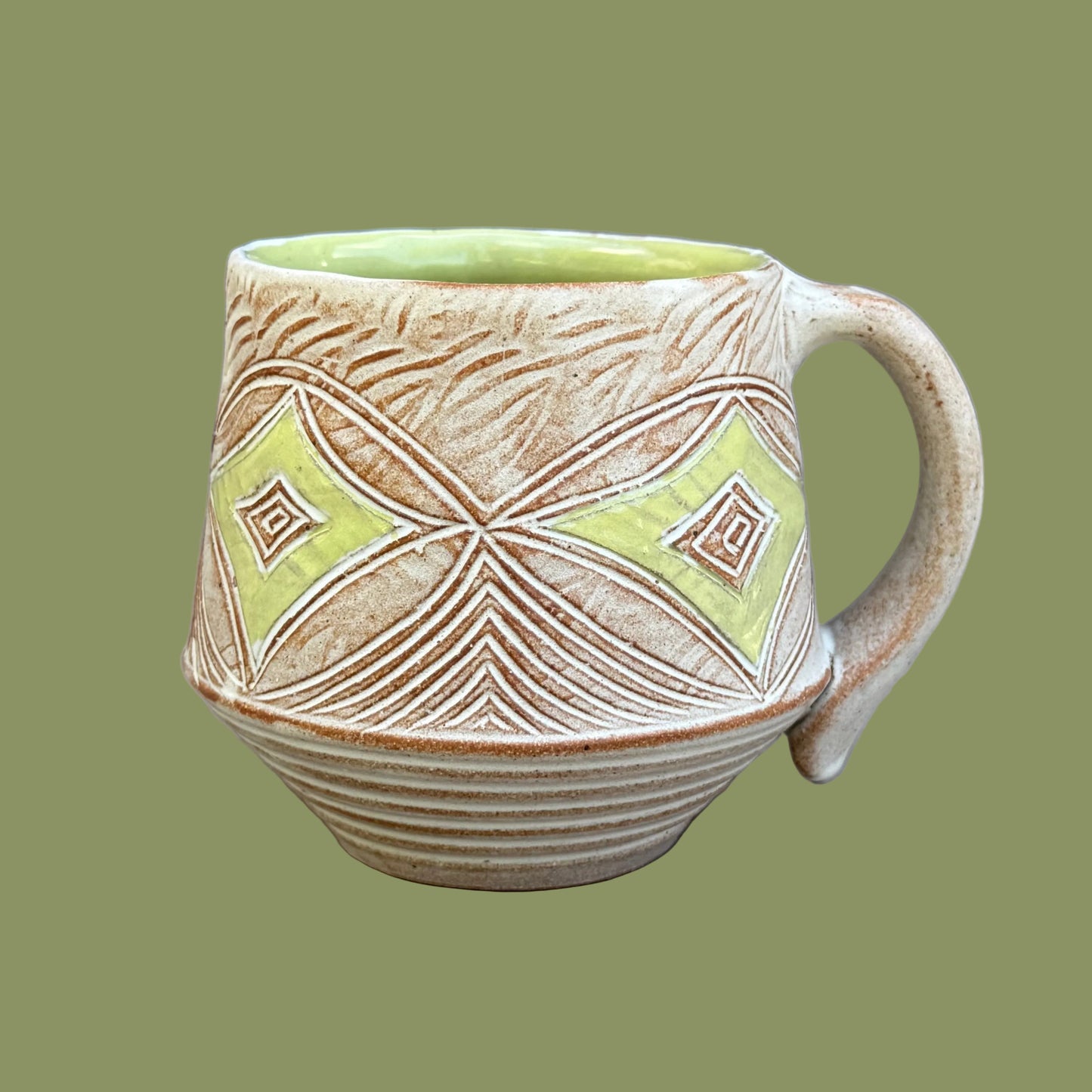 Carved Coffee Cup