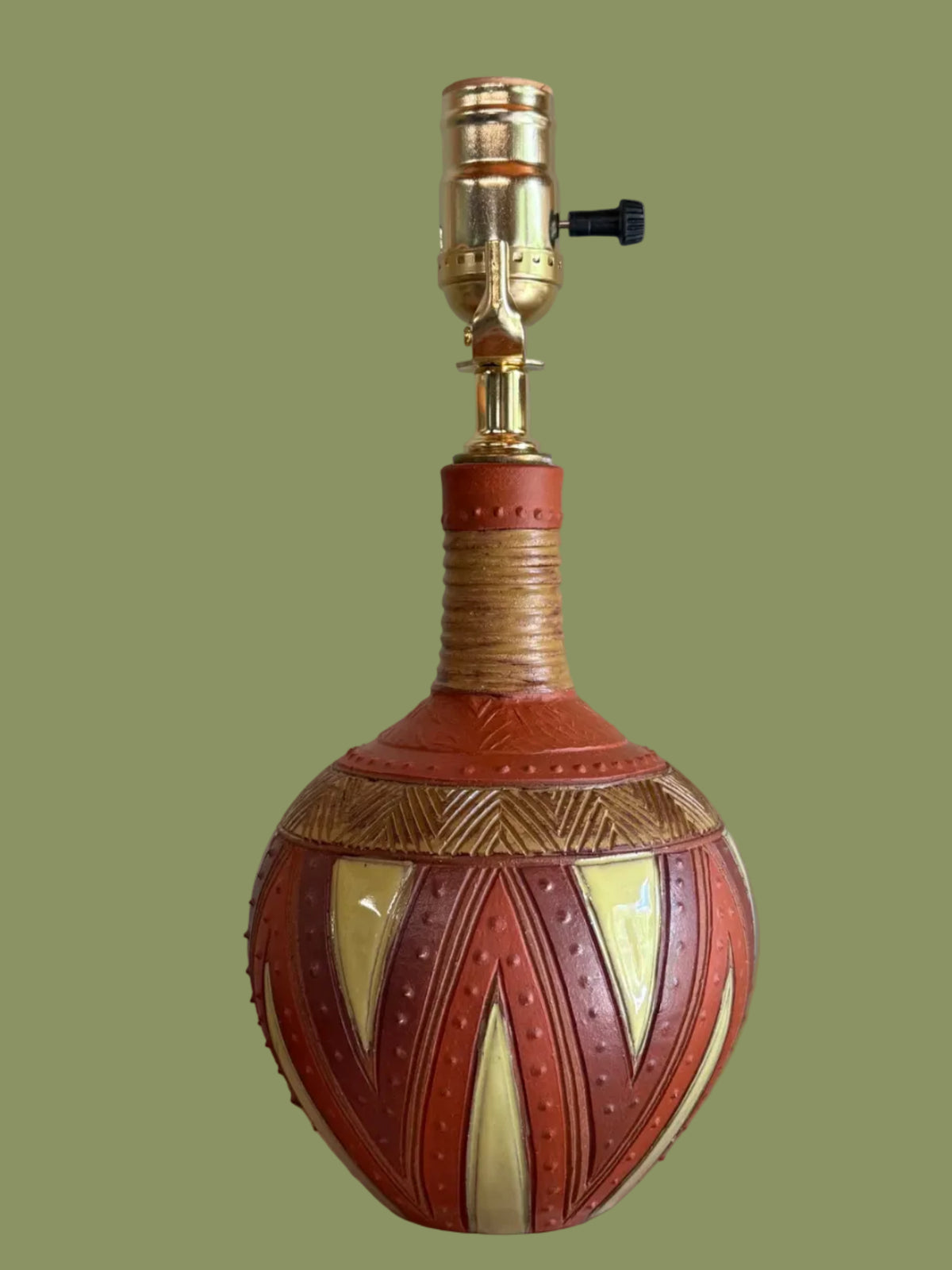 Earth Tone Desk Lamp