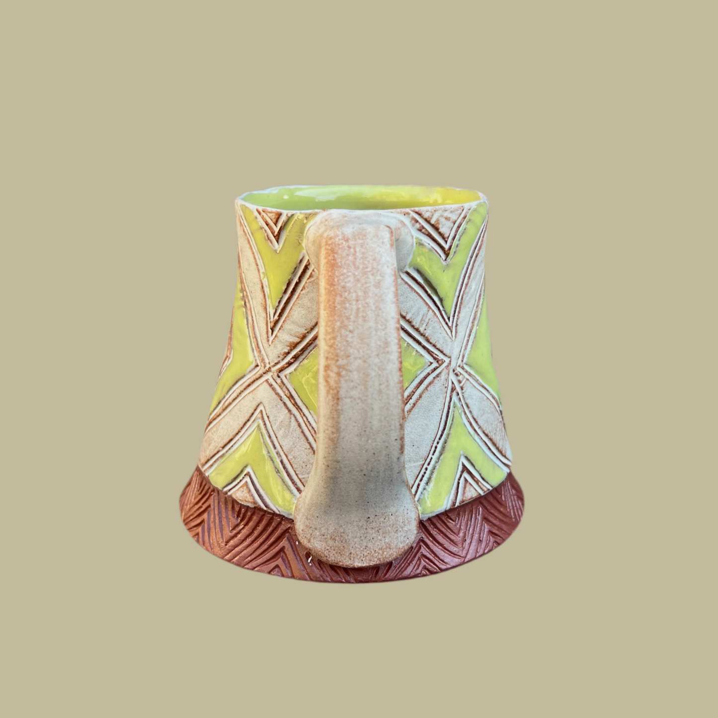 Chartreuse Diamond Mug