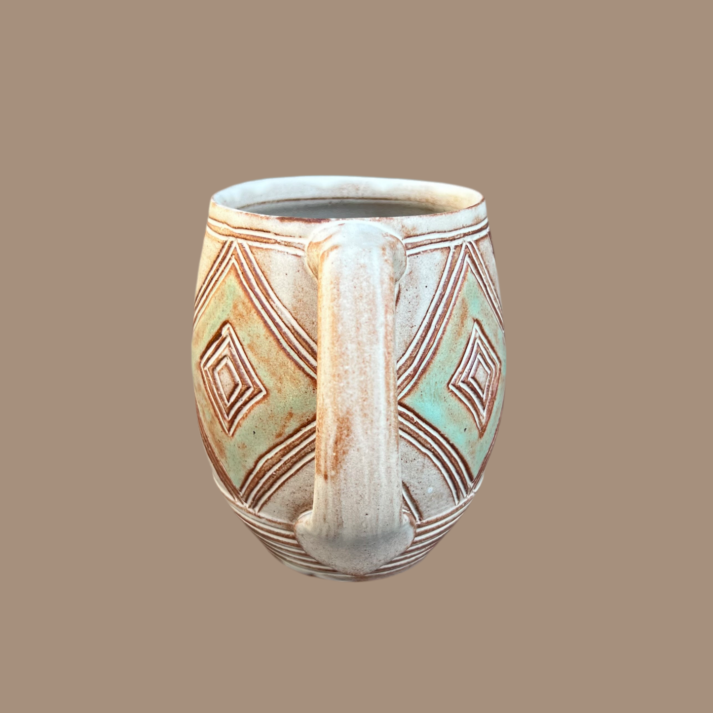 Carved Coffee Cup