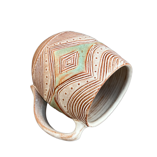 Carved Coffee Cup