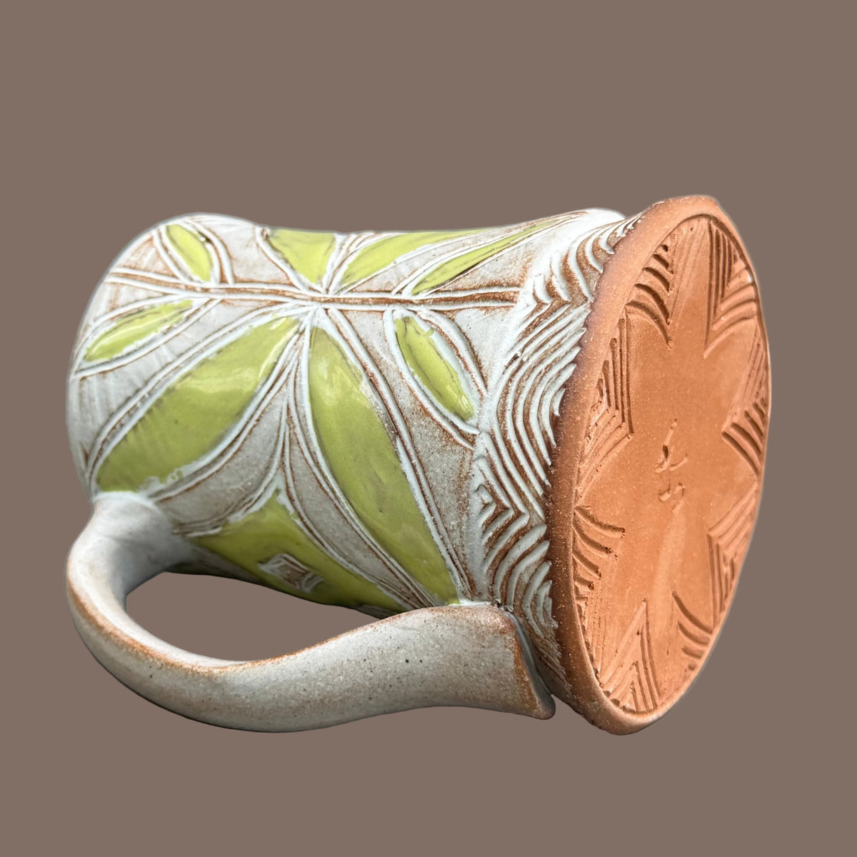 Green Leaf Mug