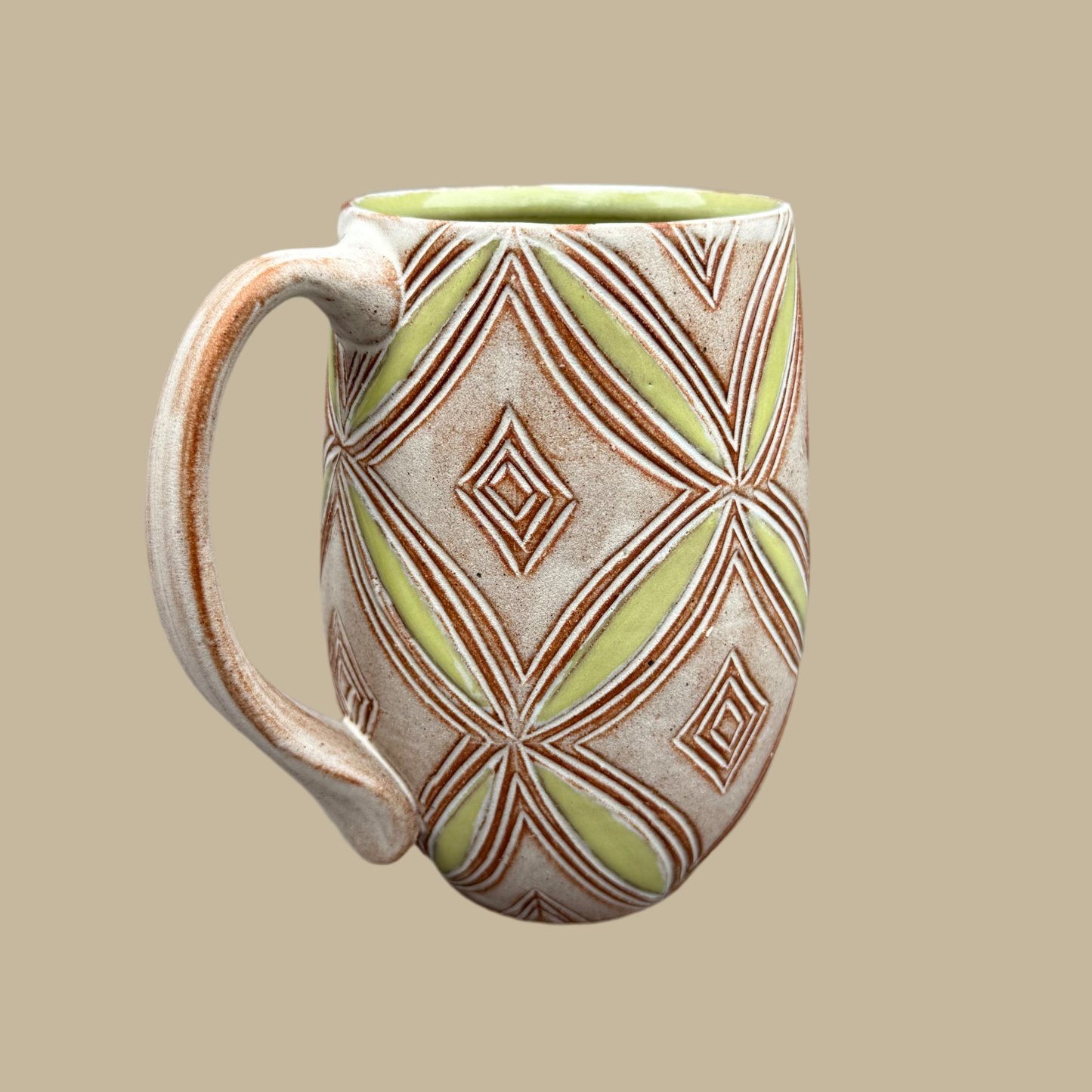 Carved Coffee Cup