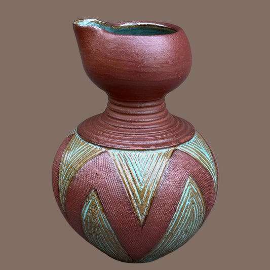 Earth Tone Nupe Jug