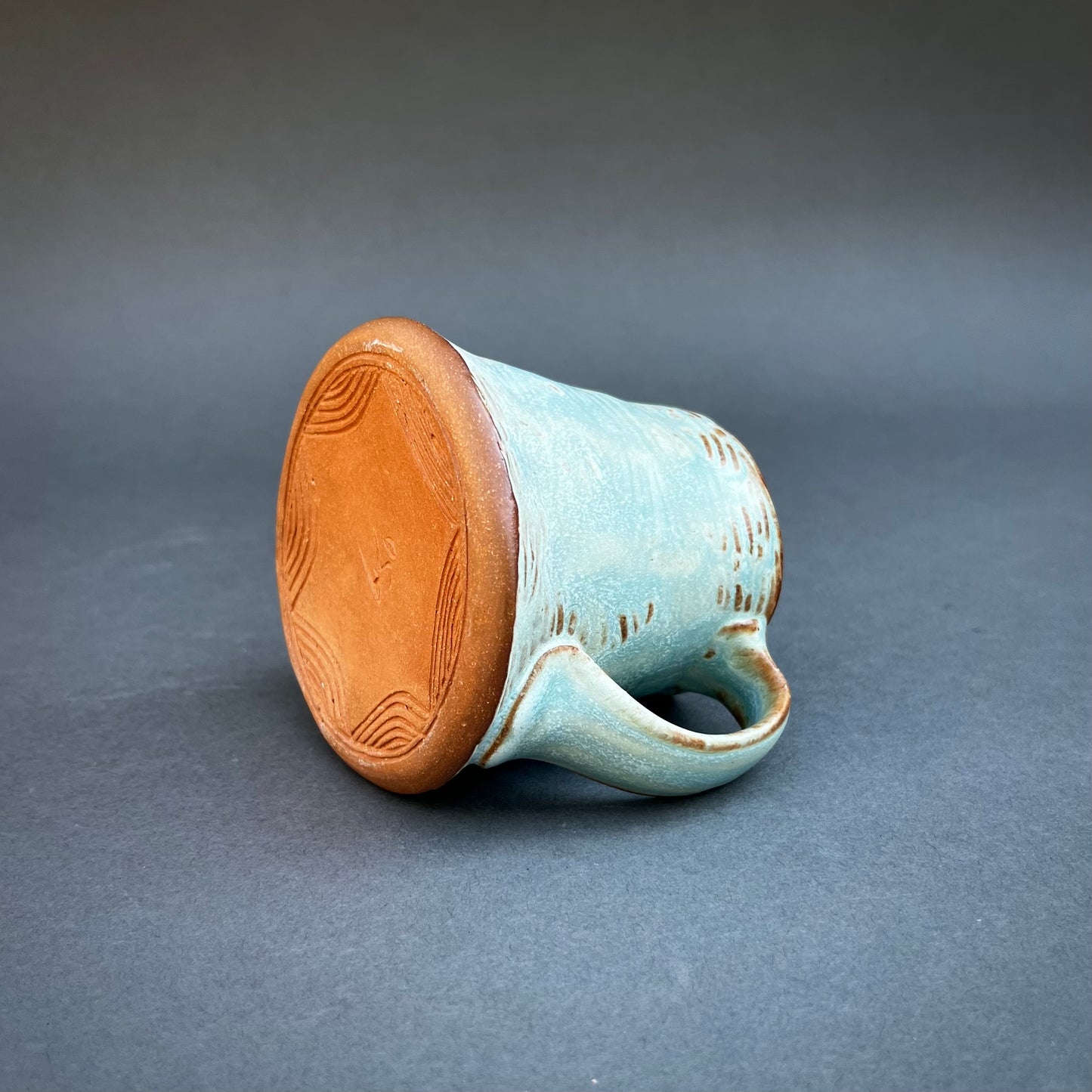 Stamped Copper Mug