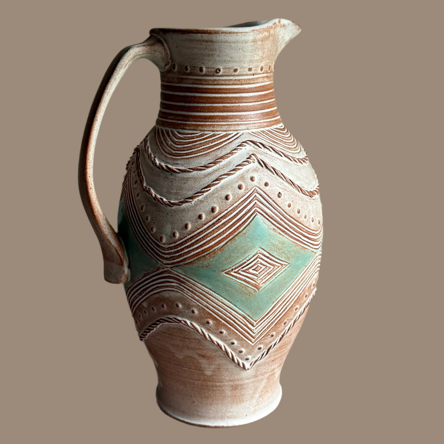 Coil Decorated Pitcher