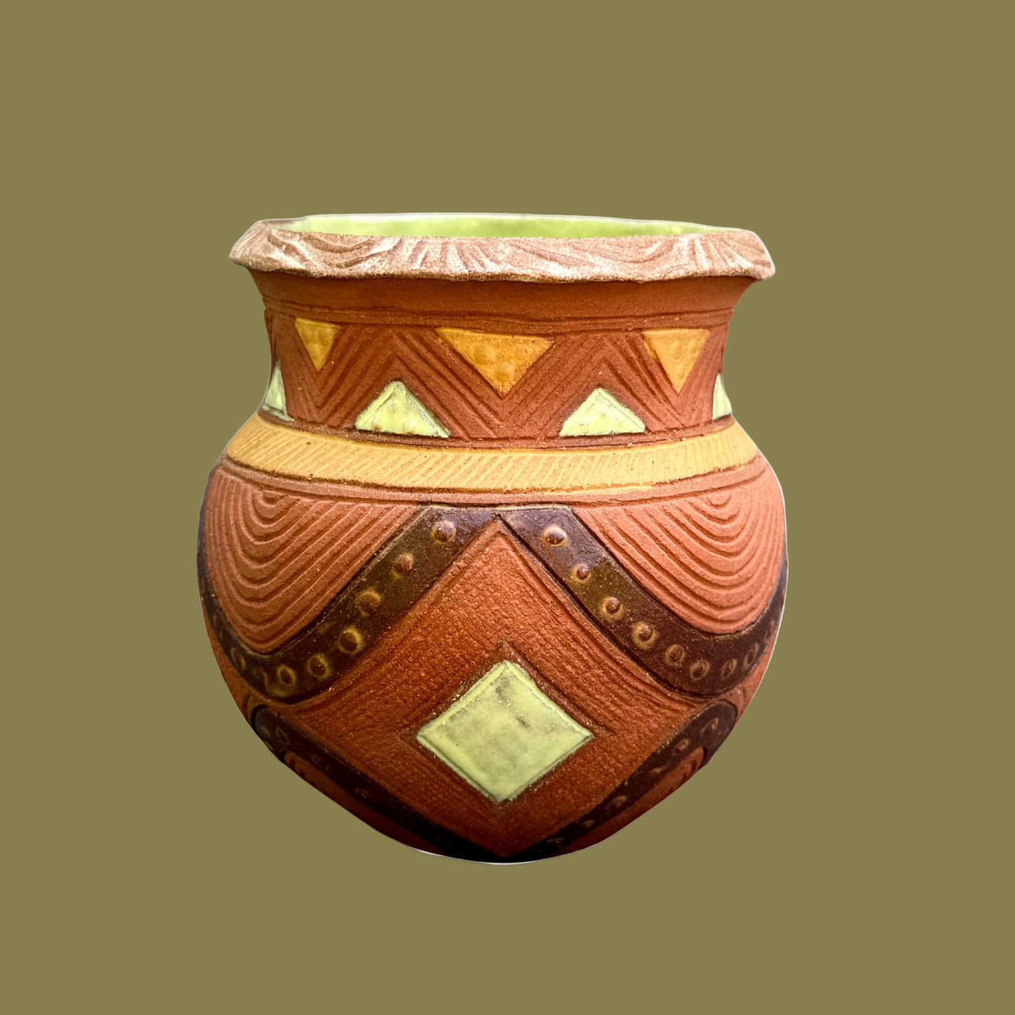 Small Earth Tone Vase