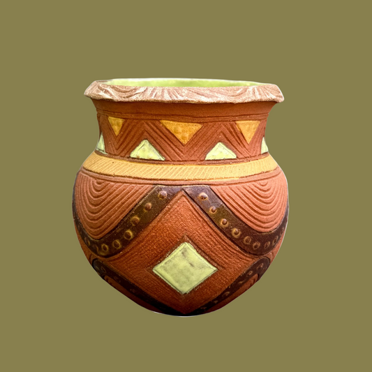Small Earth Tone Vase