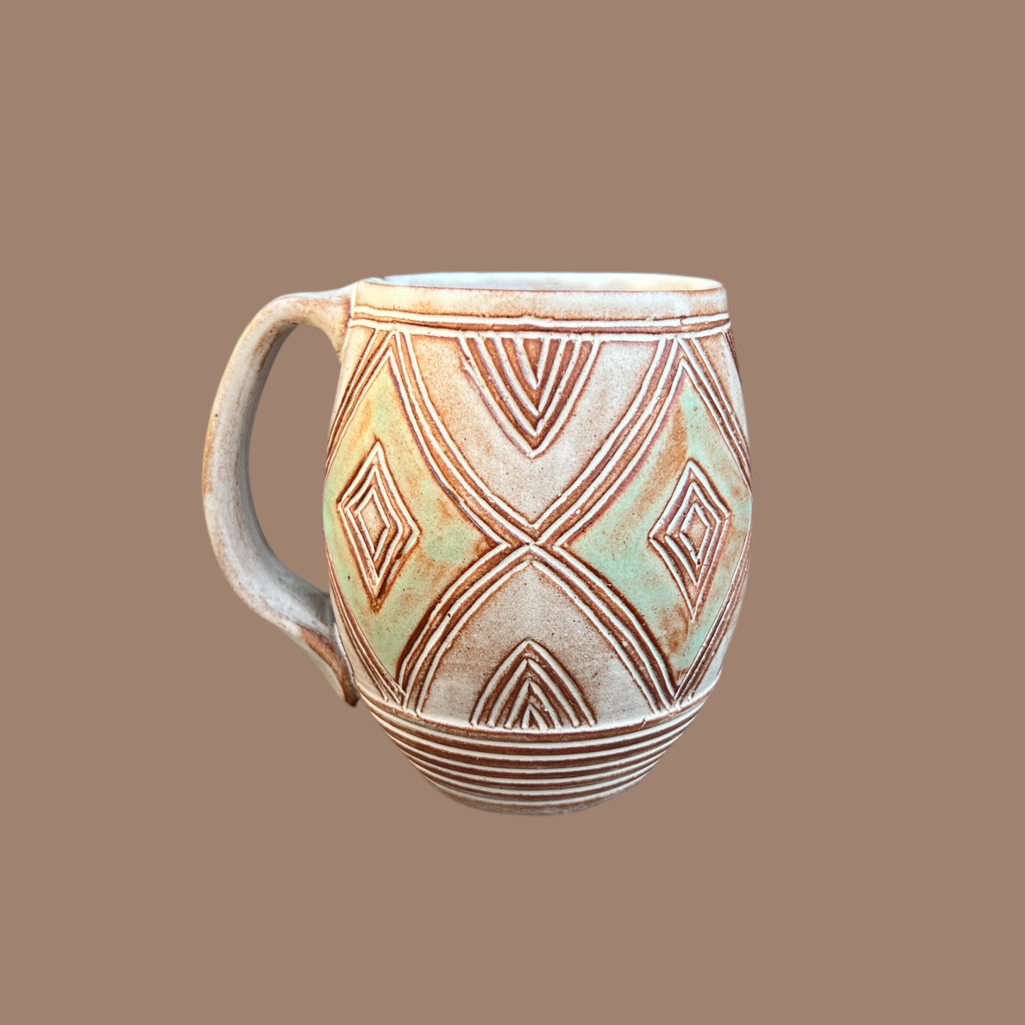 Carved Coffee Cup