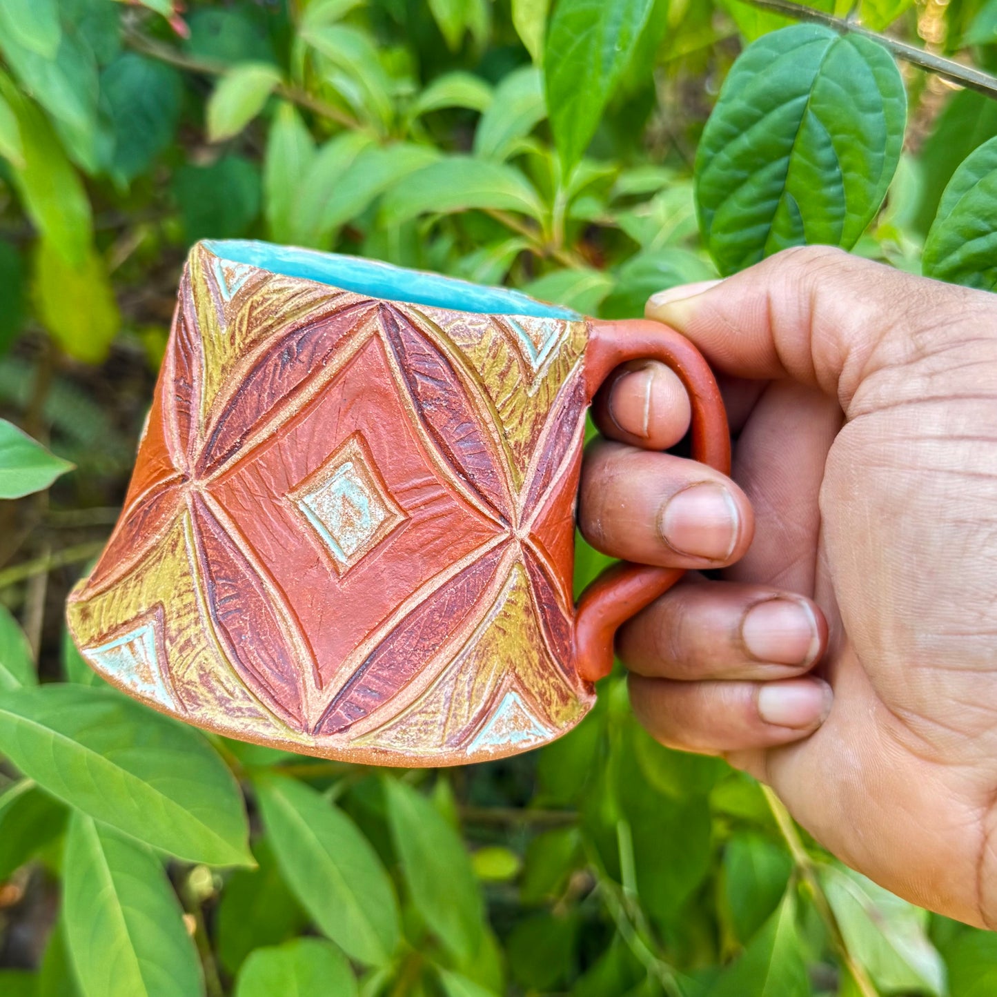 Small Earth Tone Mug