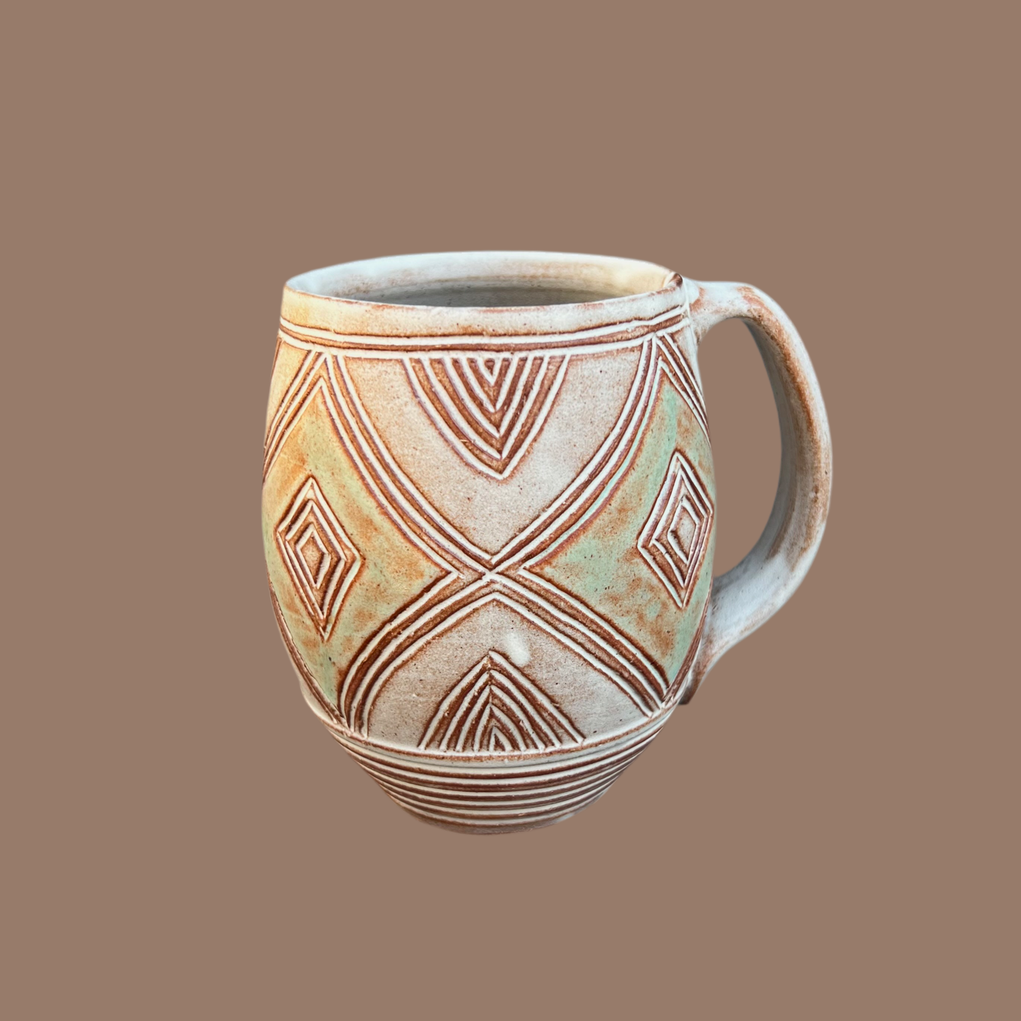 Carved Coffee Cup