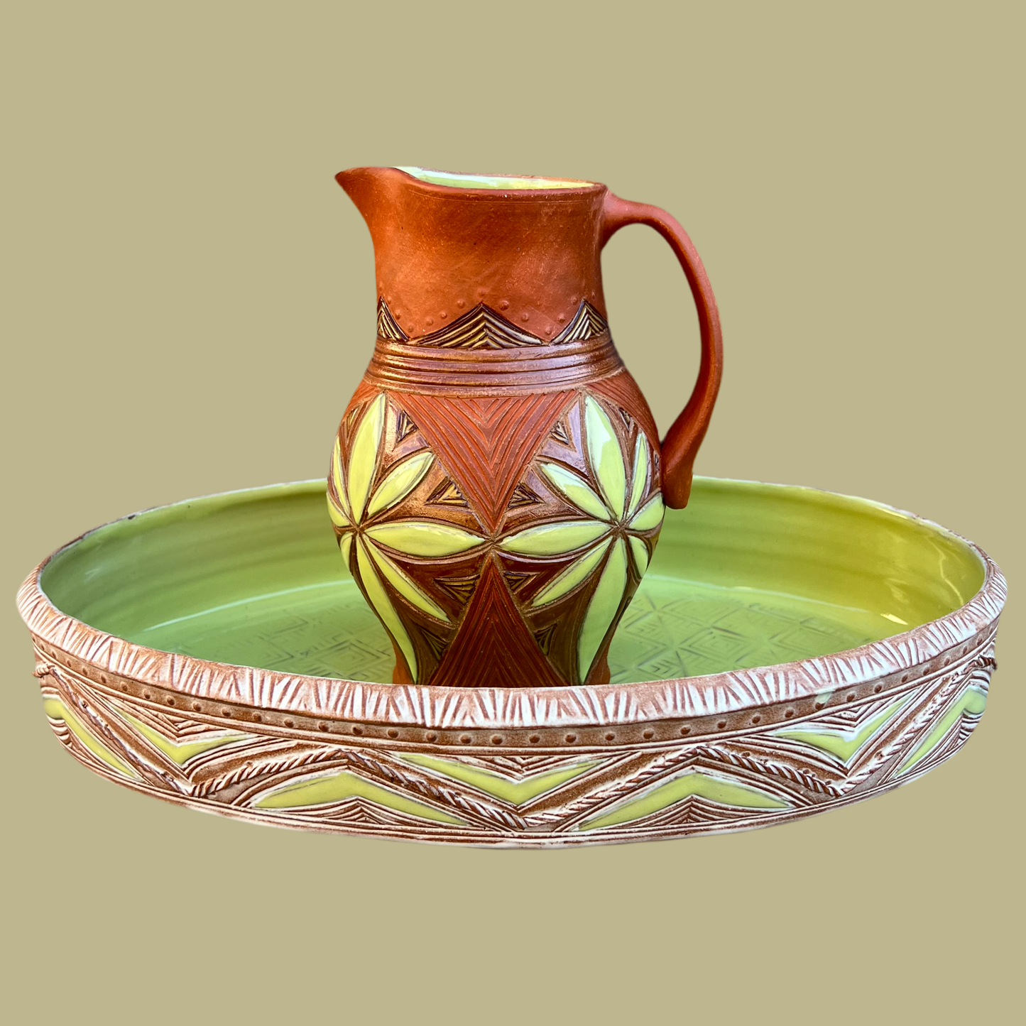 Earth Tone Pitcher