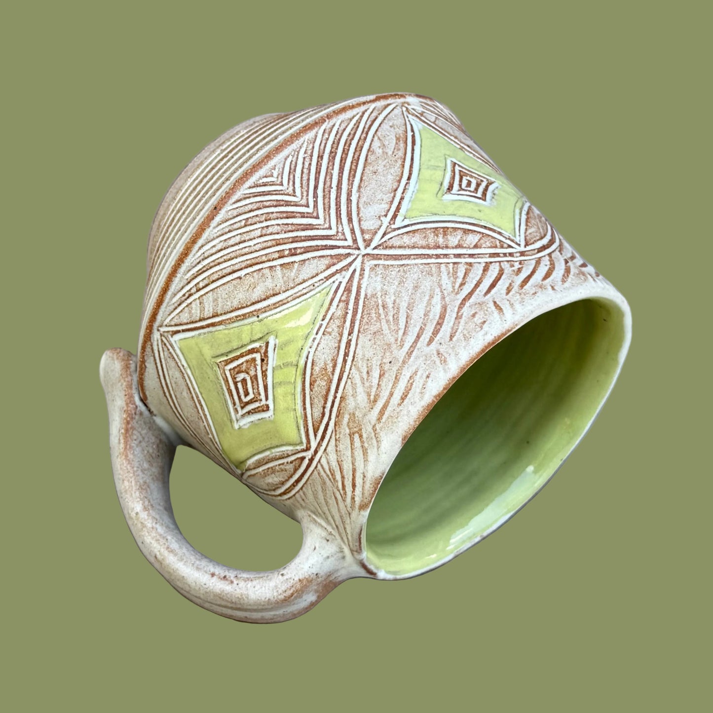 Carved Coffee Cup