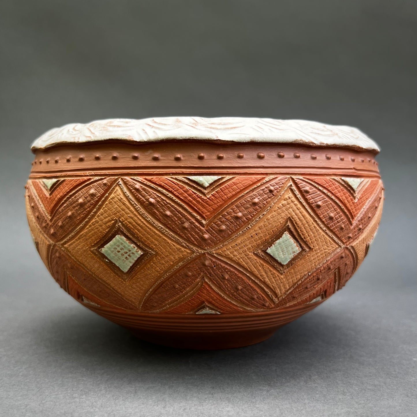 Earth Tone Serving Bowl