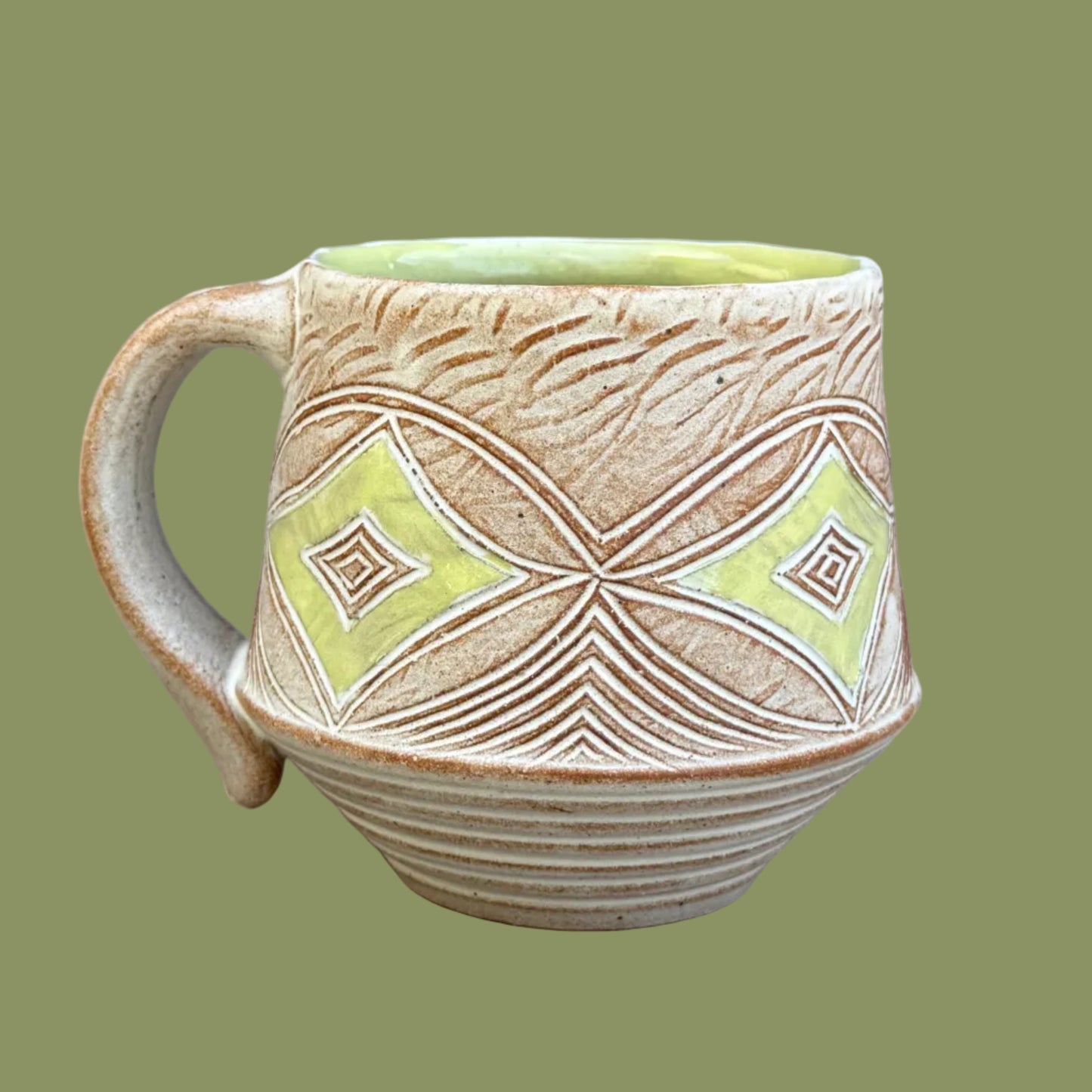 Carved Coffee Cup