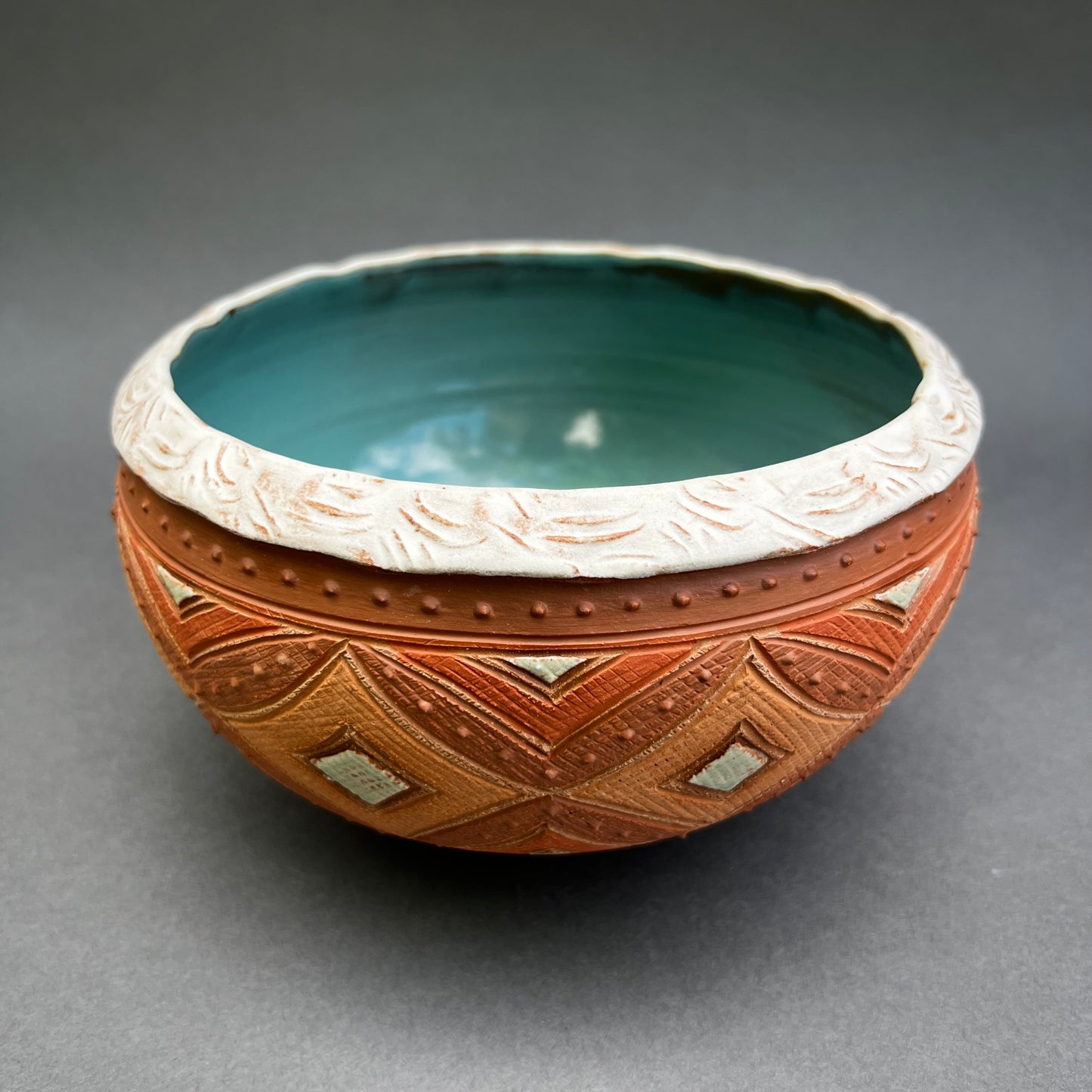 Earth Tone Serving Bowl