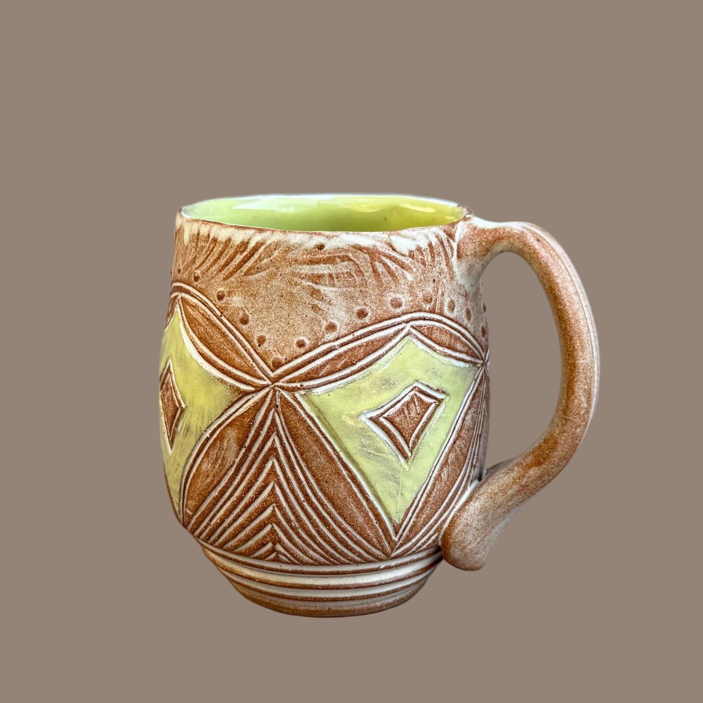 Carved Coffee Cup