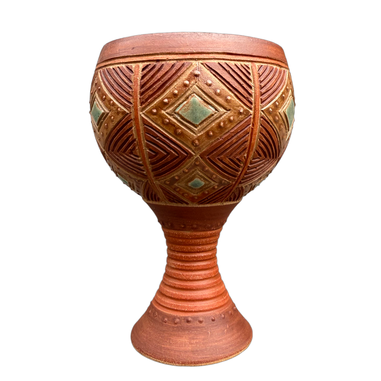 Earth Tone Goblet