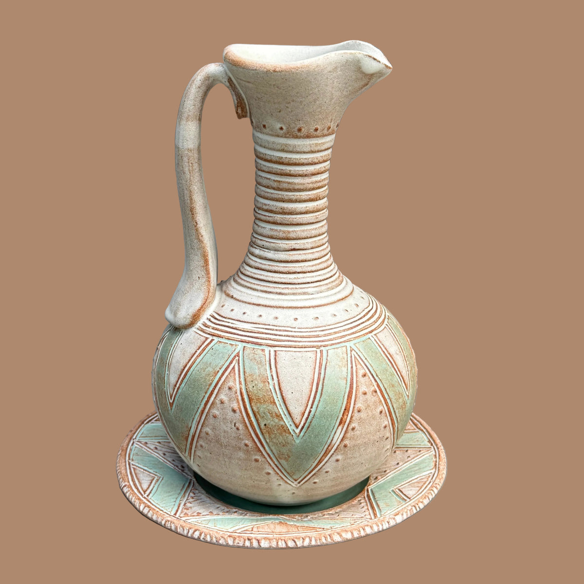 Ewer & Plate