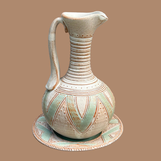 Ewer & Plate