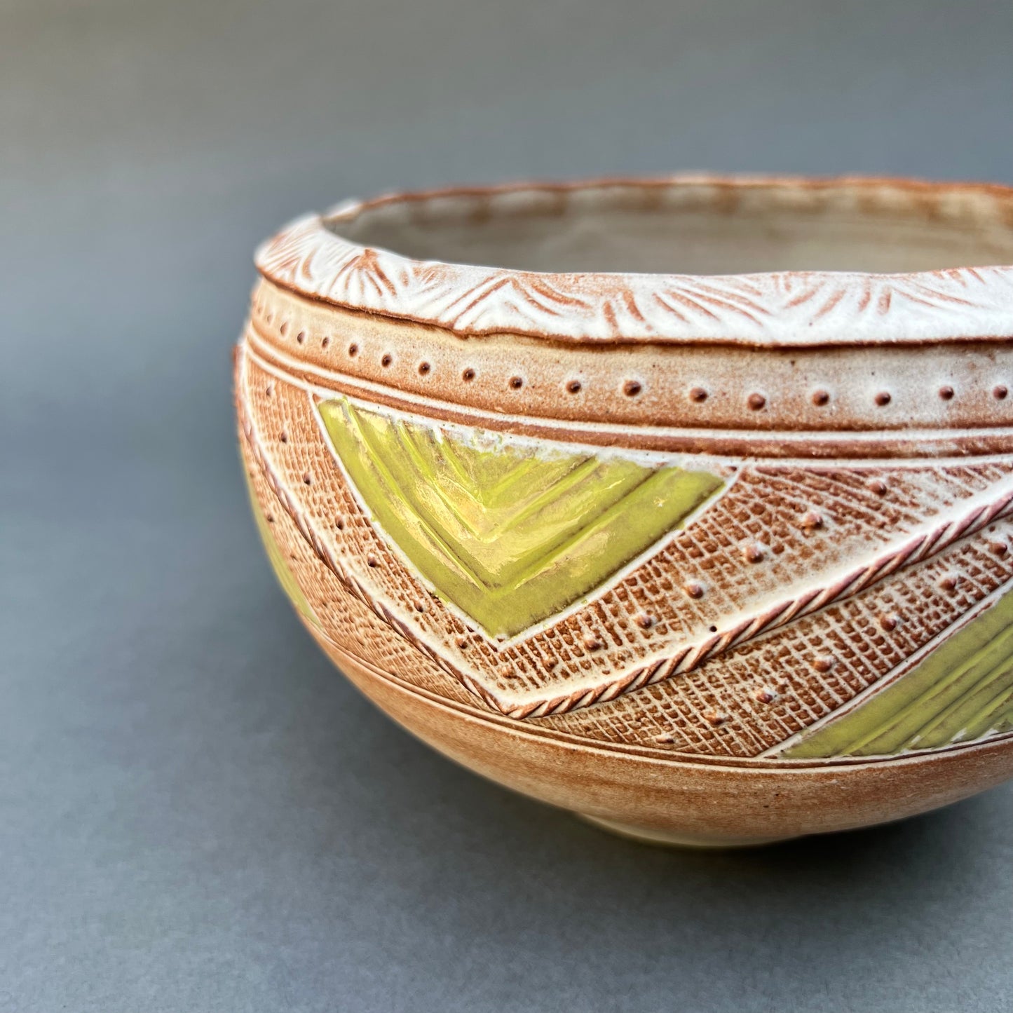 Green Triangle Bowl
