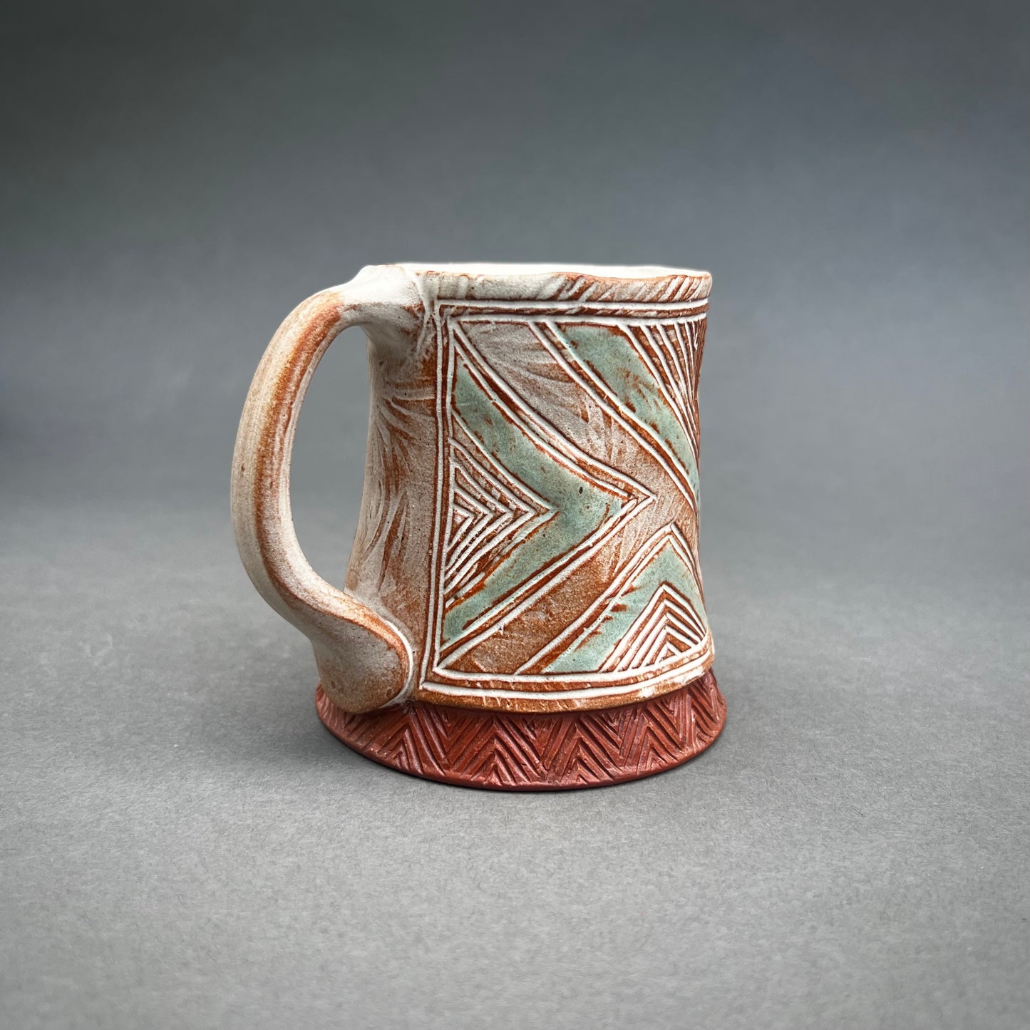 Aqua Shapes Mug