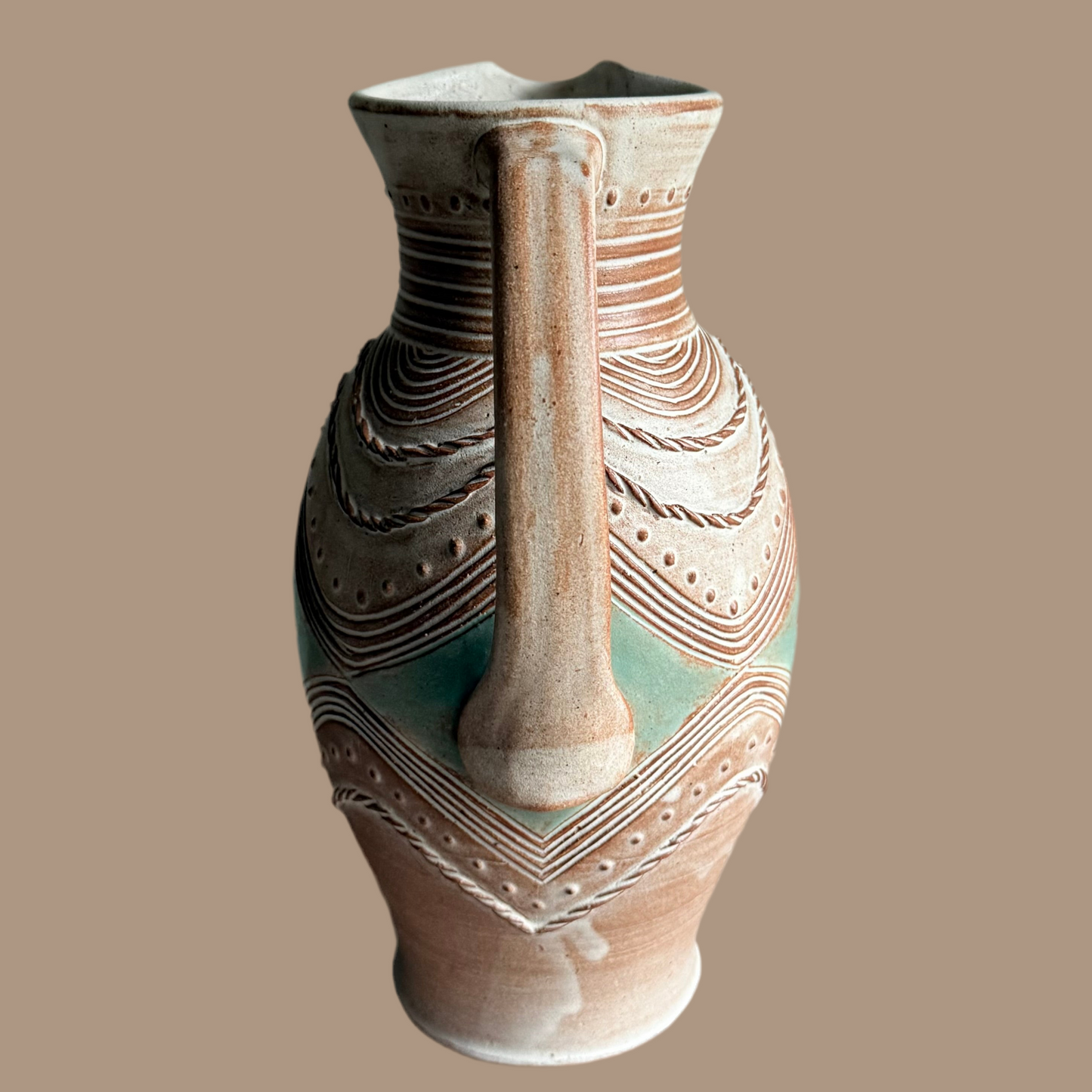 Coil Decorated Pitcher
