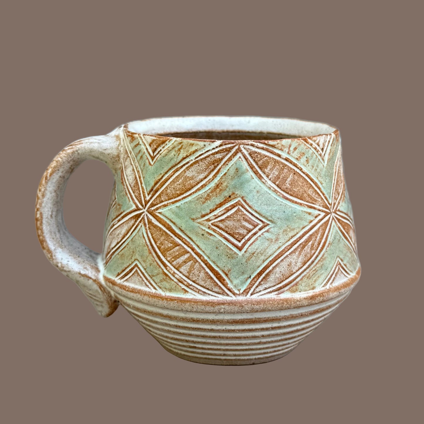 Carved Coffee Cup