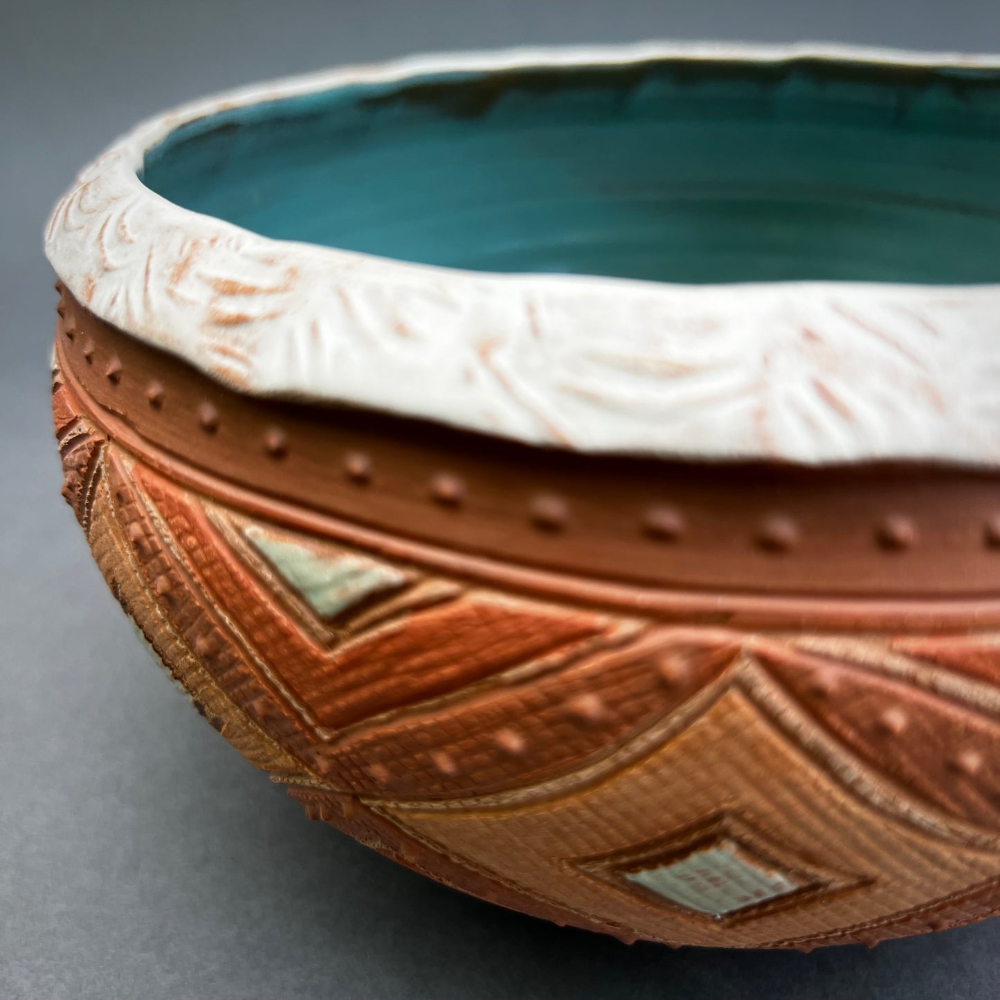 Earth Tone Serving Bowl