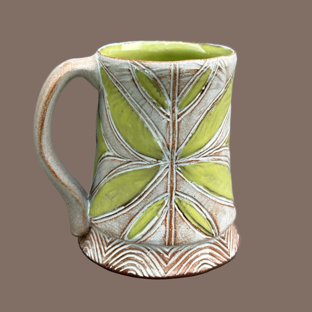 Green Leaf Mug