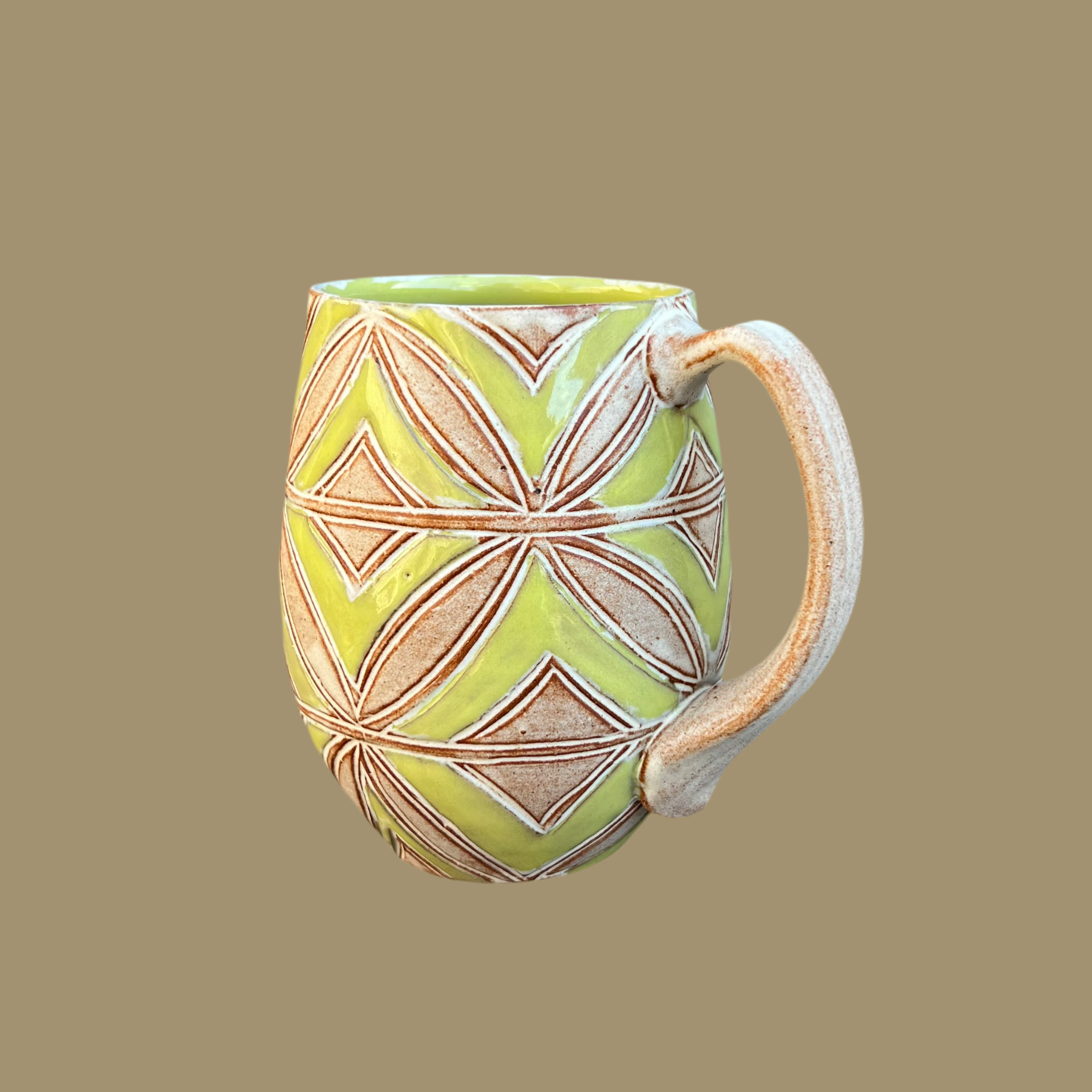 Carved Coffee Cup