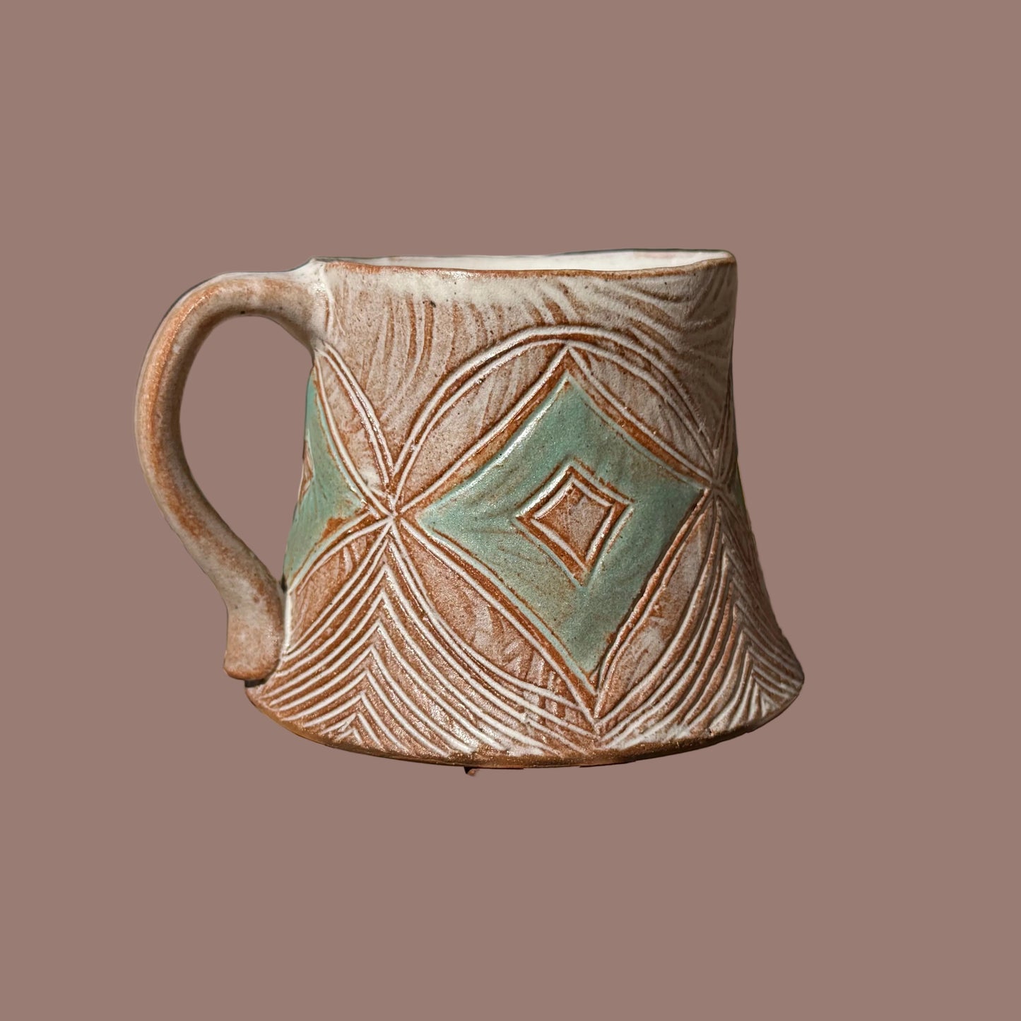 Carved Coffee Cup