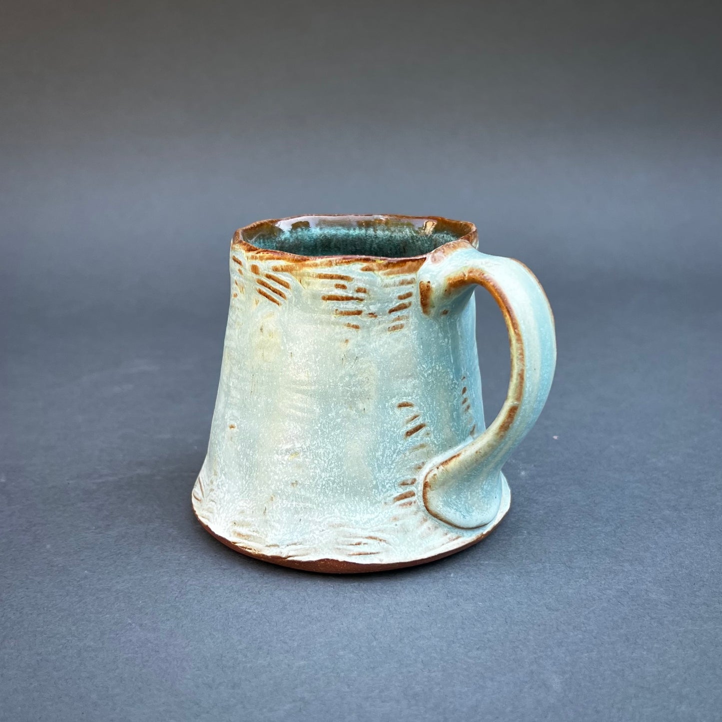 Stamped Copper Mug