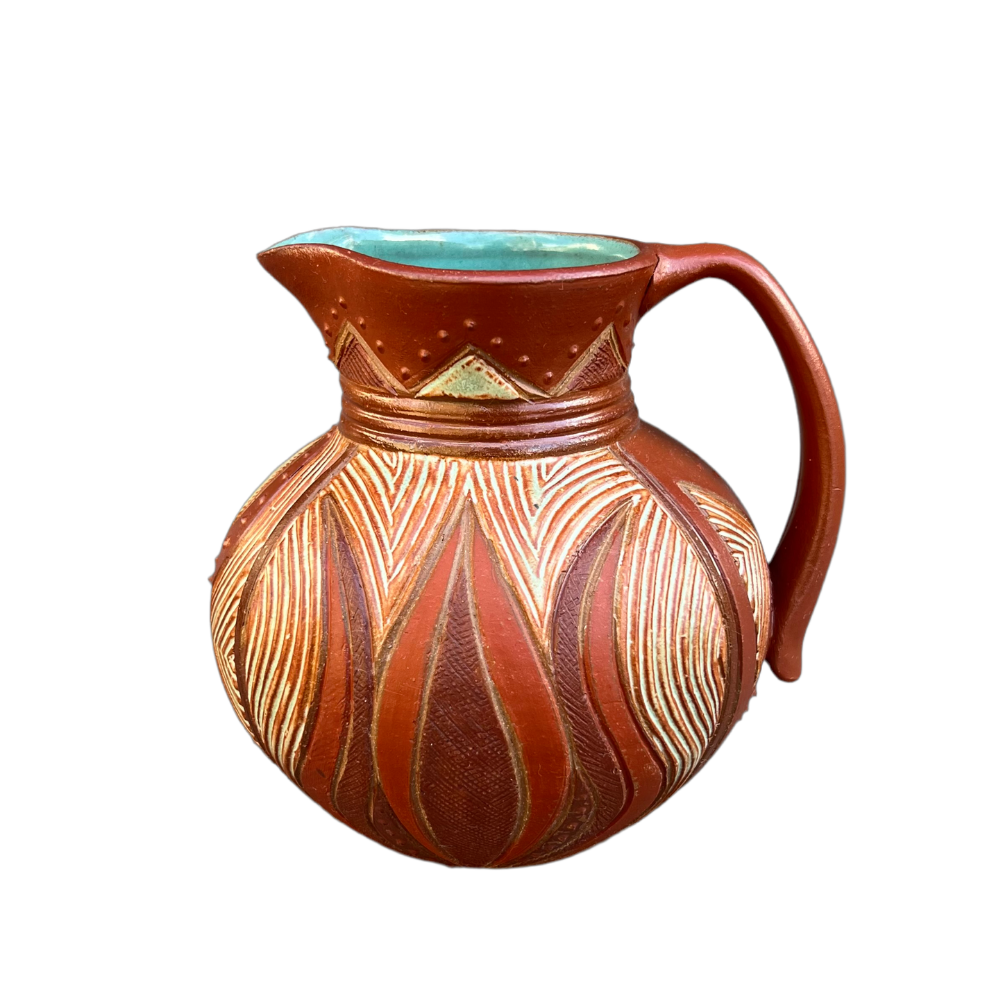 Earth Tone Roselle Jug