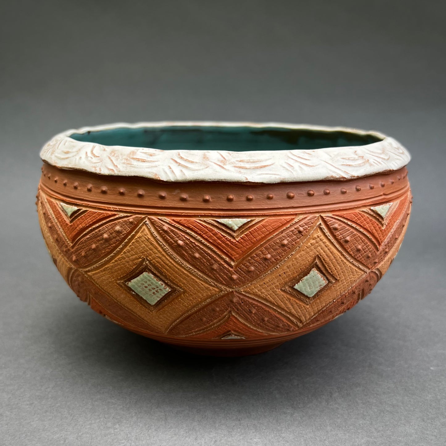 Earth Tone Serving Bowl