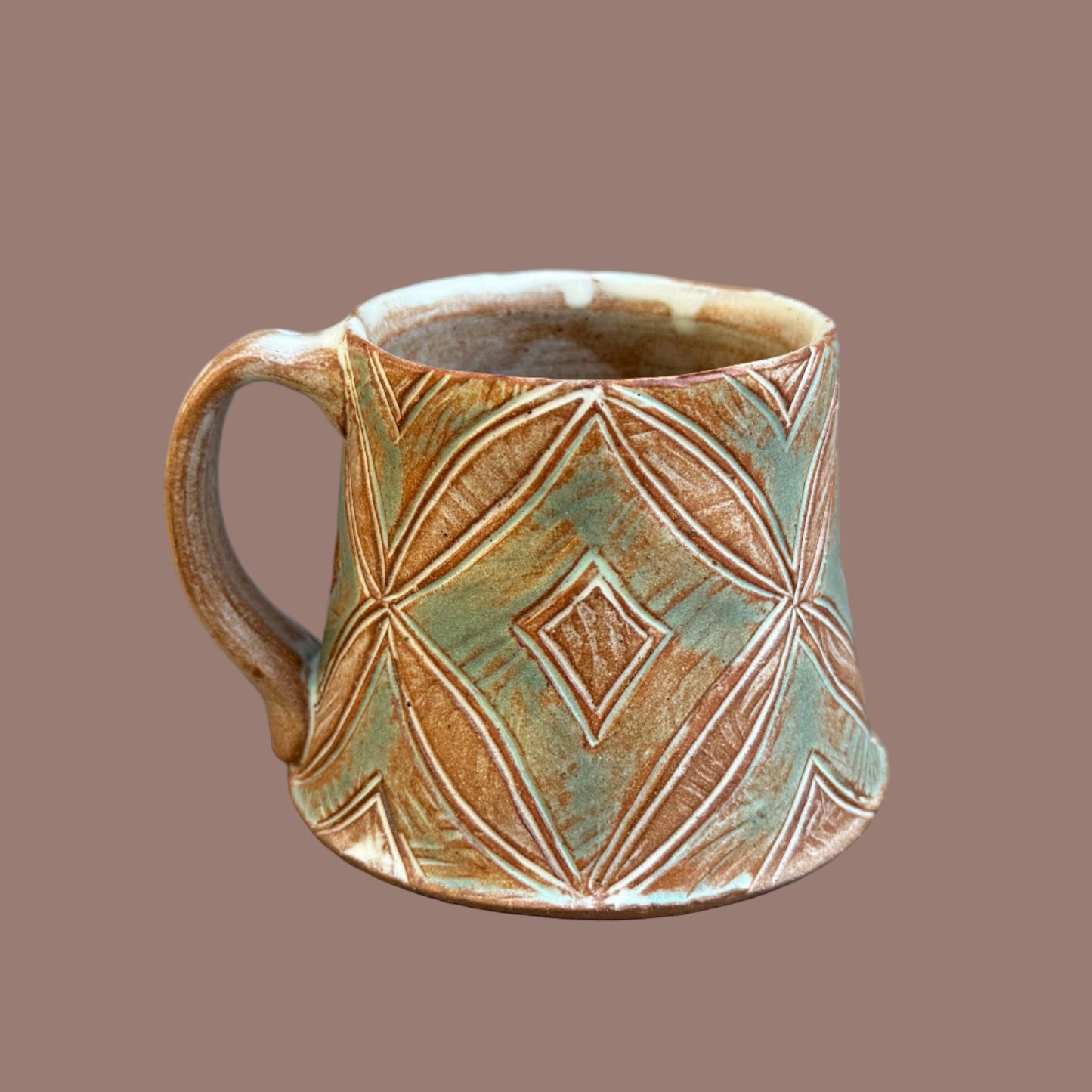Small Carved Coffee Cup