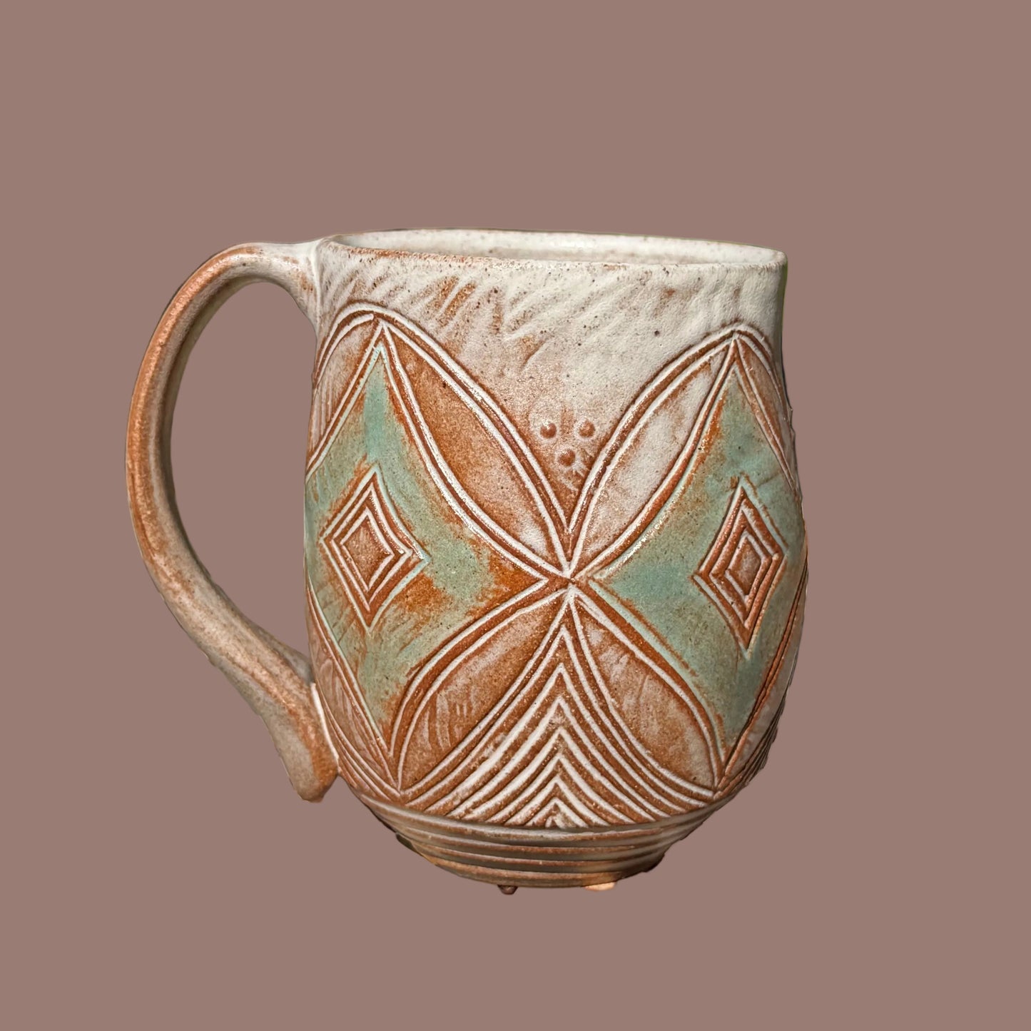 Carved Coffee Cup