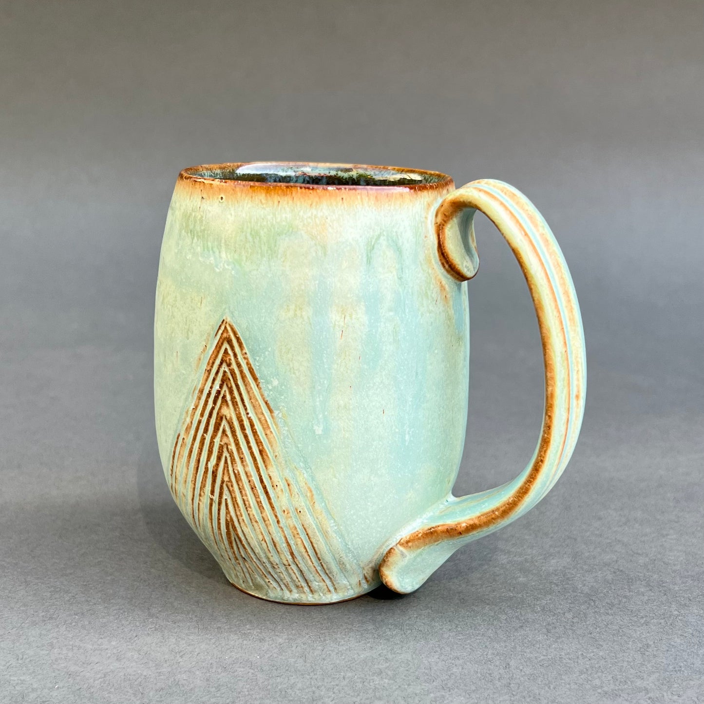 Copper V Mug
