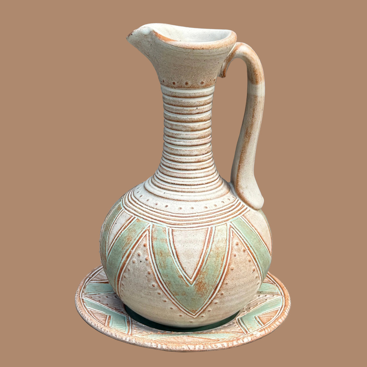 Ewer & Plate