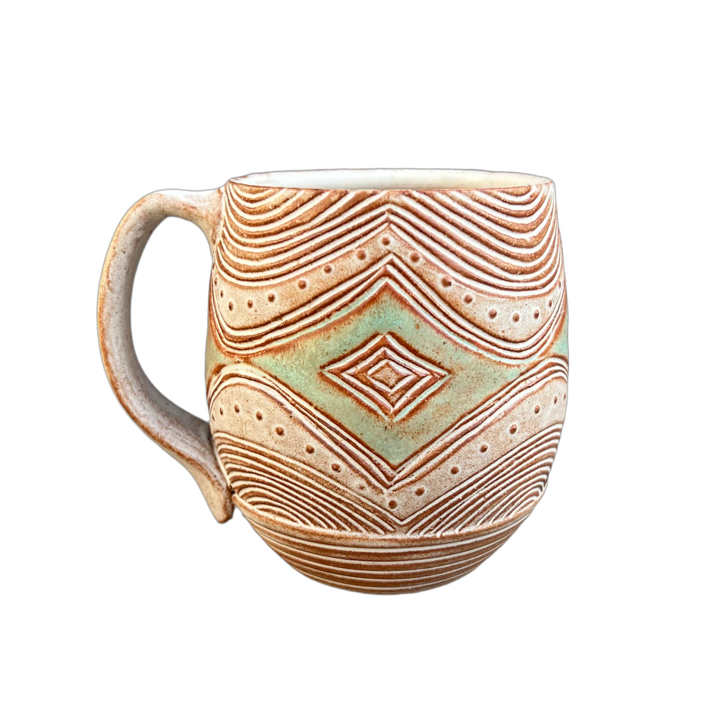 Carved Coffee Cup