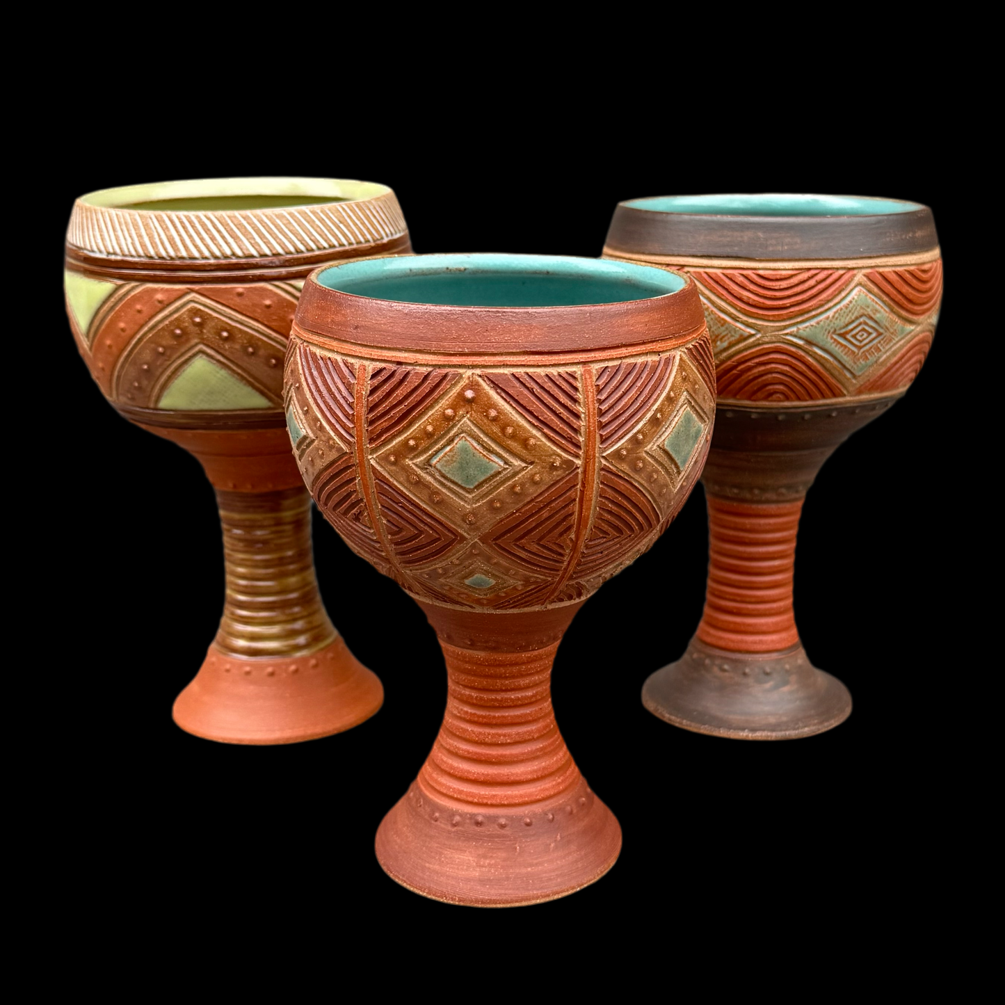 Earth Tone Goblet