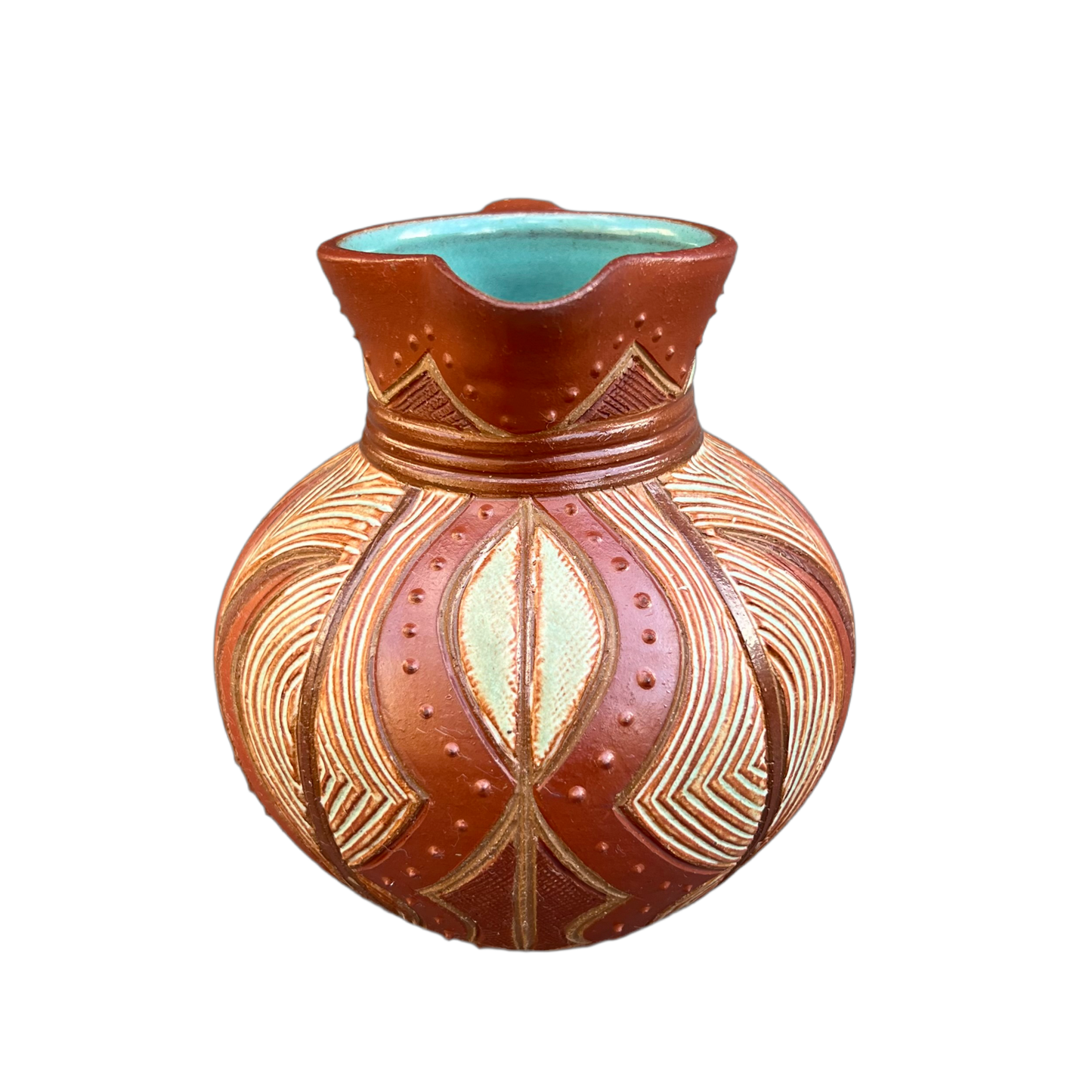 Earth Tone Roselle Jug