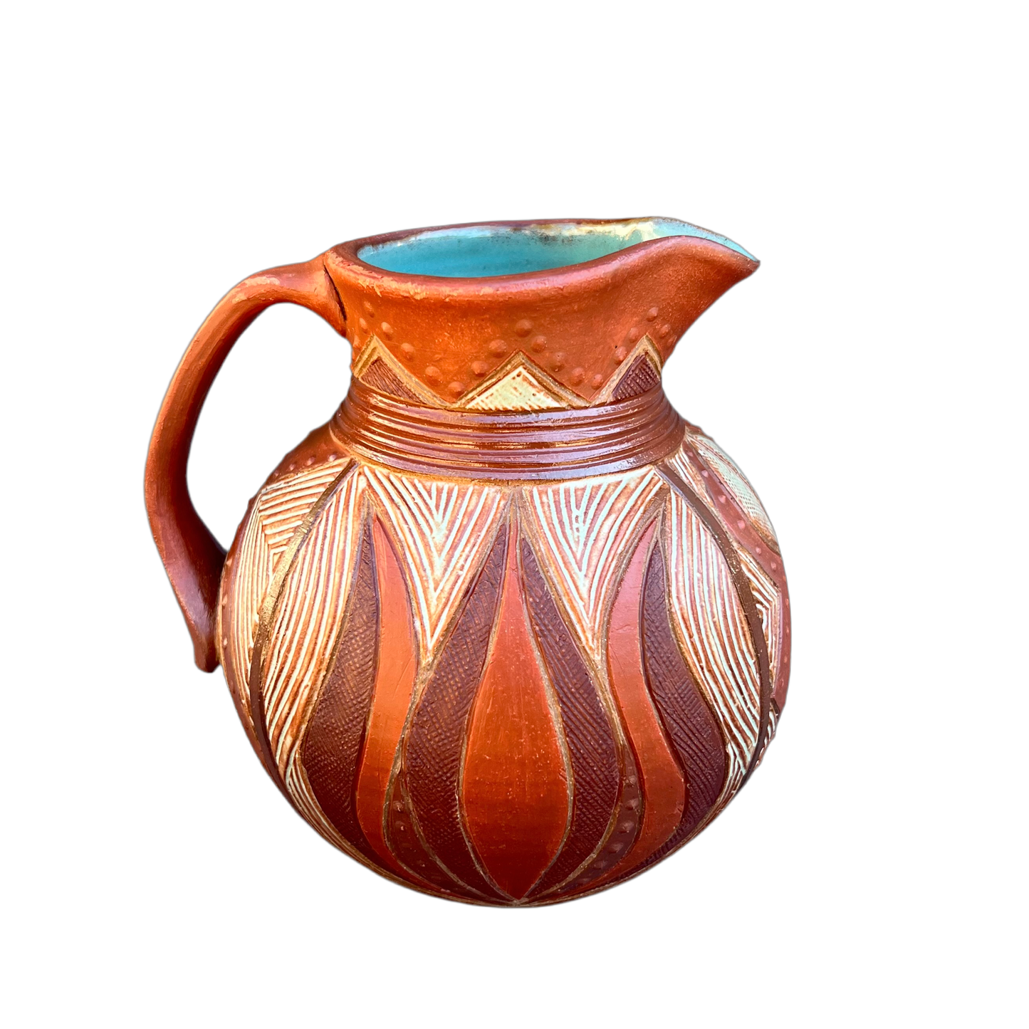 Earth Tone Roselle Jug