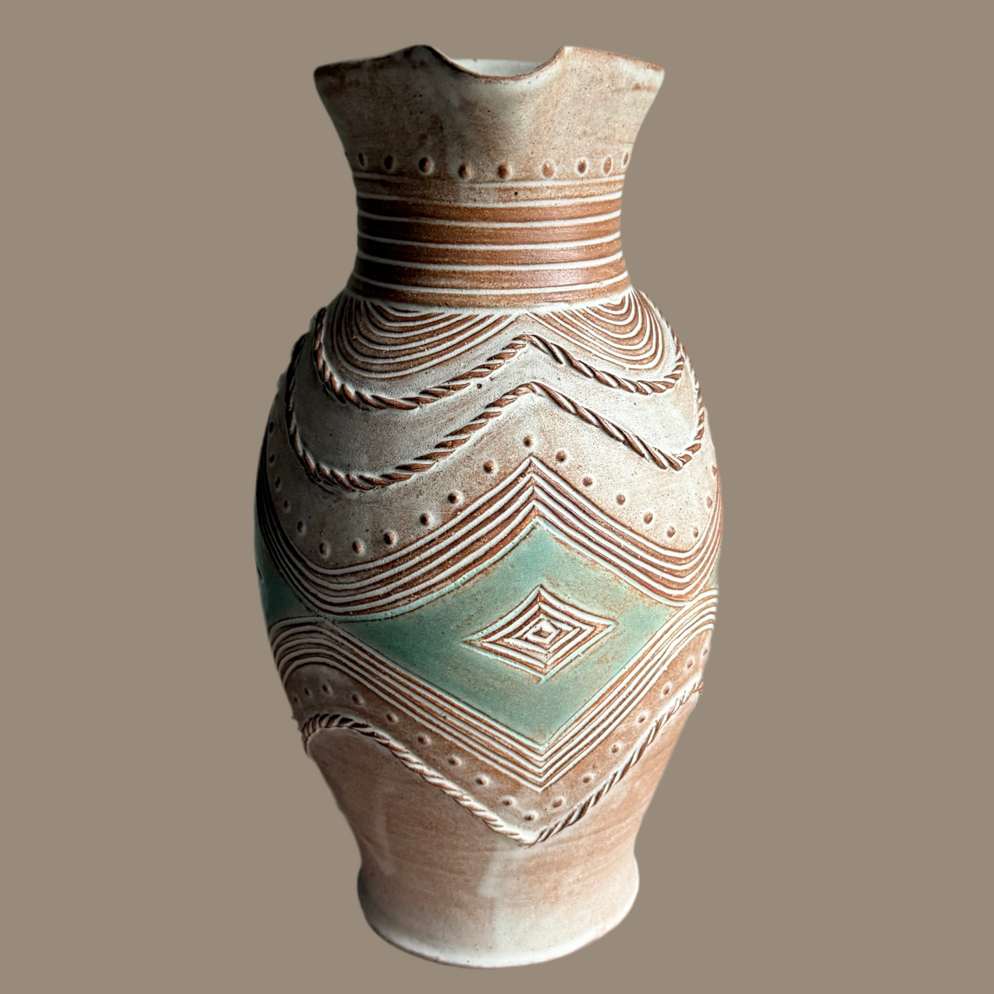 Coil Decorated Pitcher