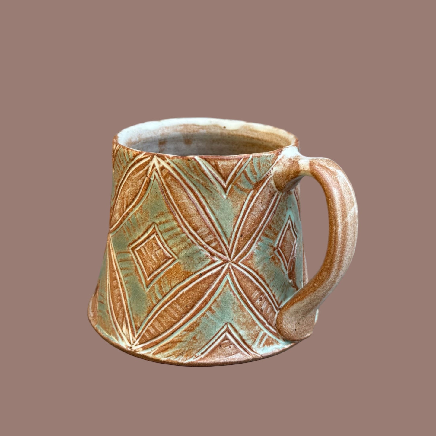 Small Carved Coffee Cup