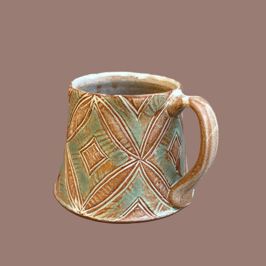 Small Carved Coffee Cup