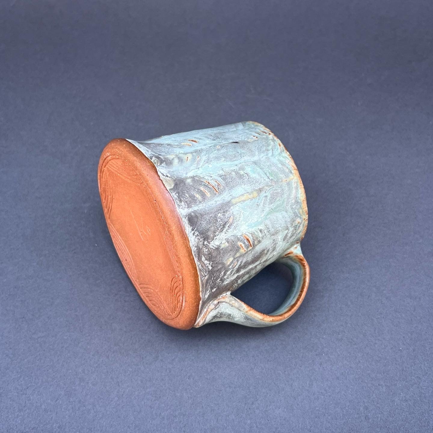 Small Stamped Copper Mug