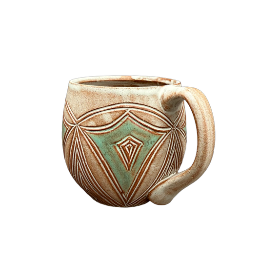 Carved Coffee Cup